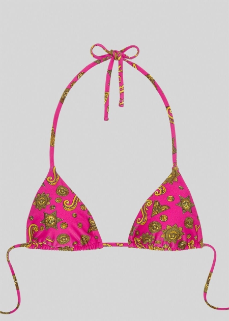 Versace Barocco Western Print Bikinitopp Dam - 647938WVF